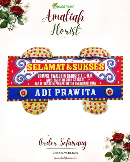 Papan Bunga Ucapan Selamat Aweku