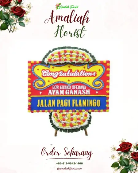 Sewa Papan Bunga Aweku